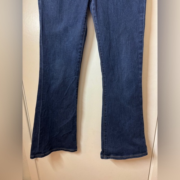 J Brand Babe Starless Cotton Blend Low Rise Y2K Style Flare Blue Jeans Size 26 - Picture 4 of 14
